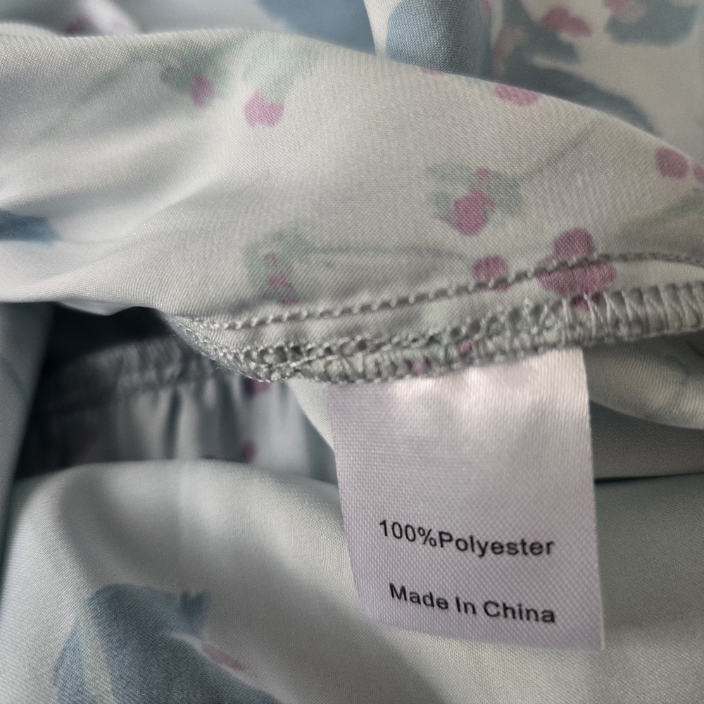 Tuckernuck Indigo Blue Botanical Tory Tiered Dress XXXL - Picture 10 of 10
